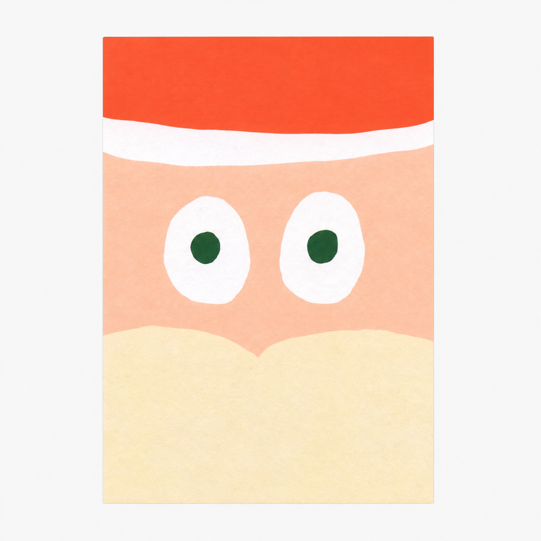 Postkarte / Santa Face