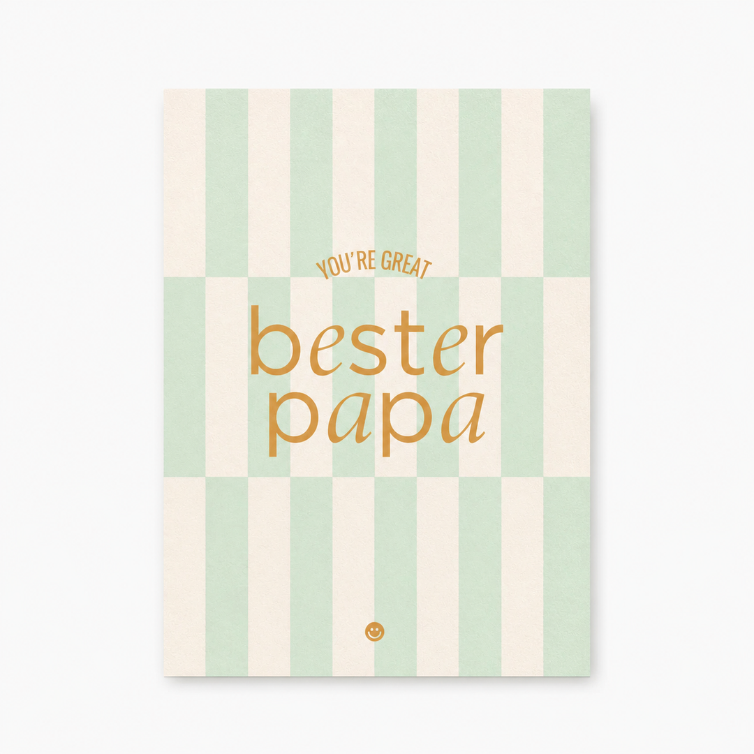 Postkarte / bester papa