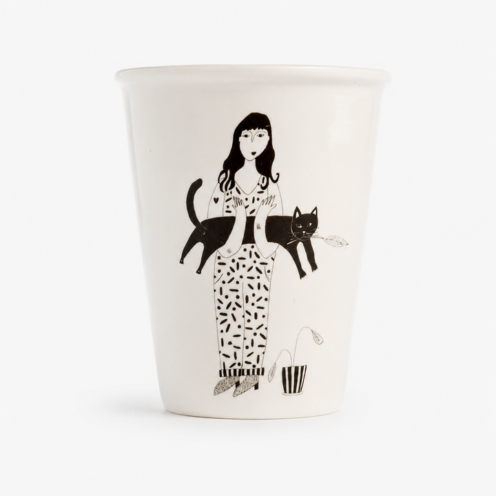 Becher / Black Cat