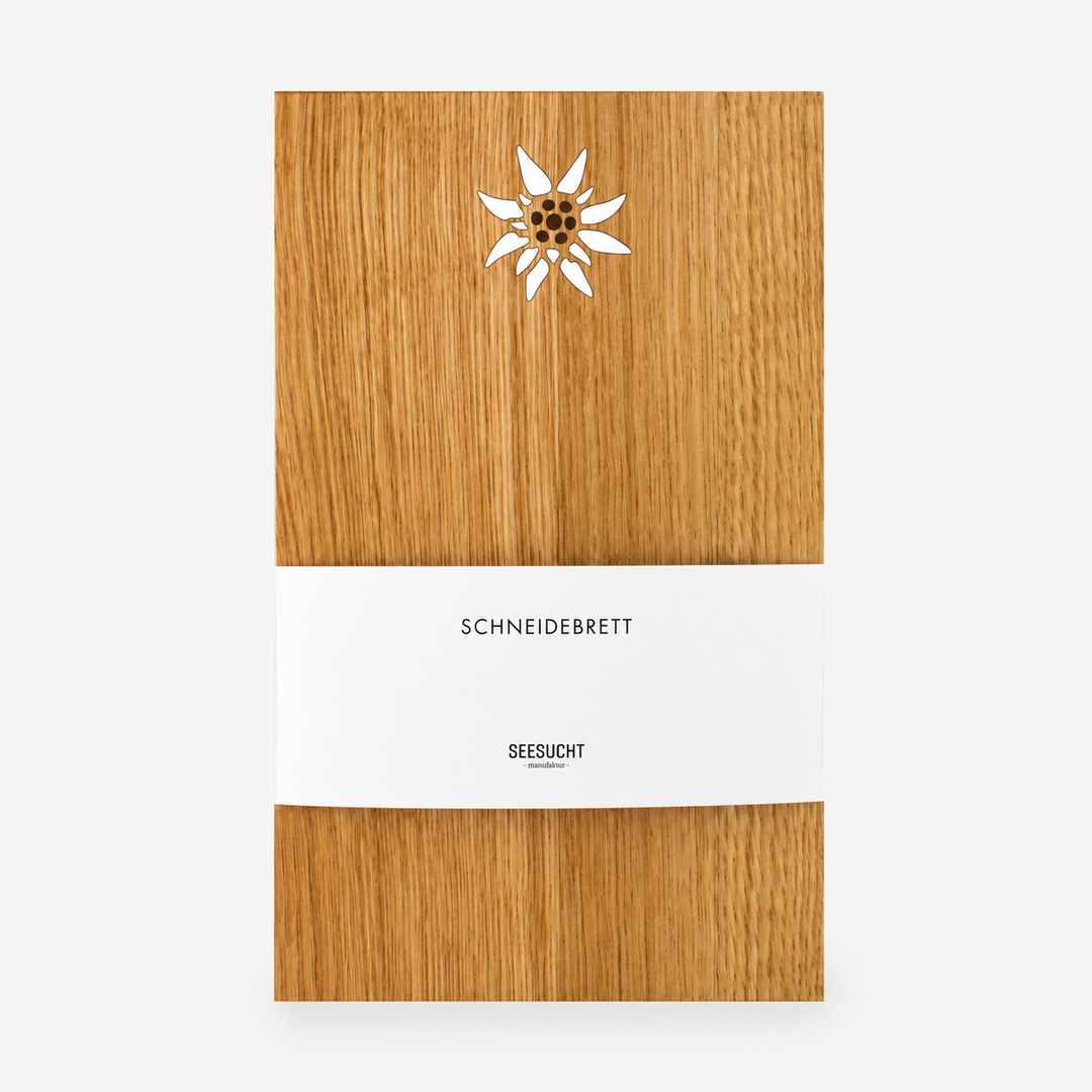 Schneidebrett / Edelweiß