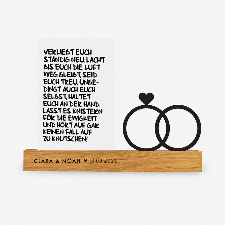 Karten- &amp; Bilderleiste mit Ringmotiv