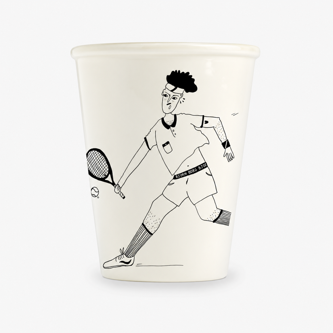 Becher / Tennis Player
