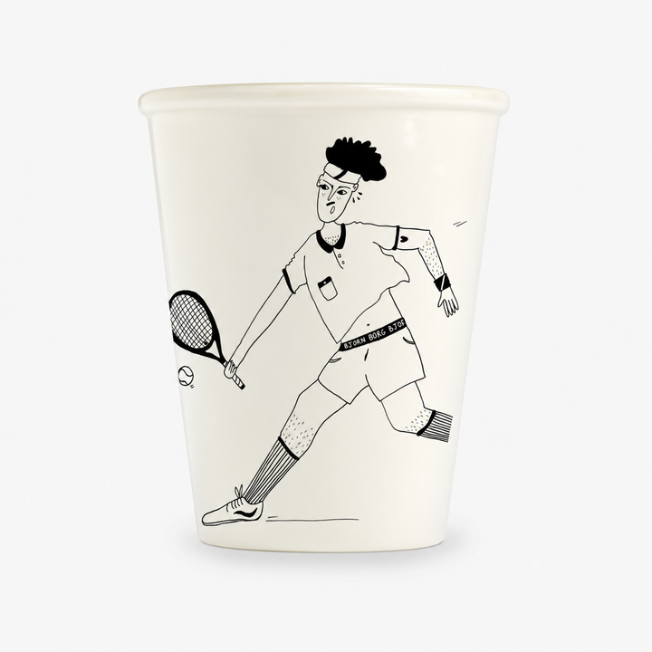 Becher / Tennis Player
