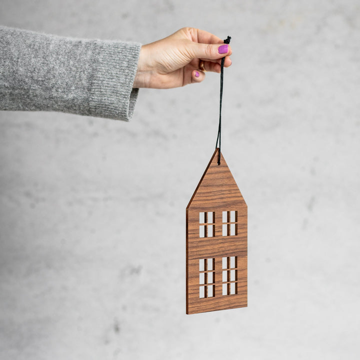 Anhänger / Weihnachtshaus groß