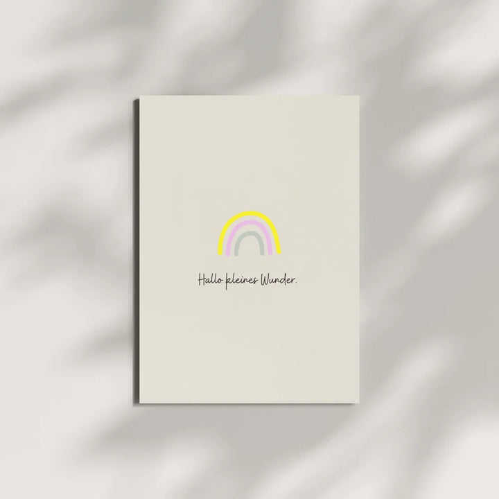 Postkarte / Hallo kleines Wunder
