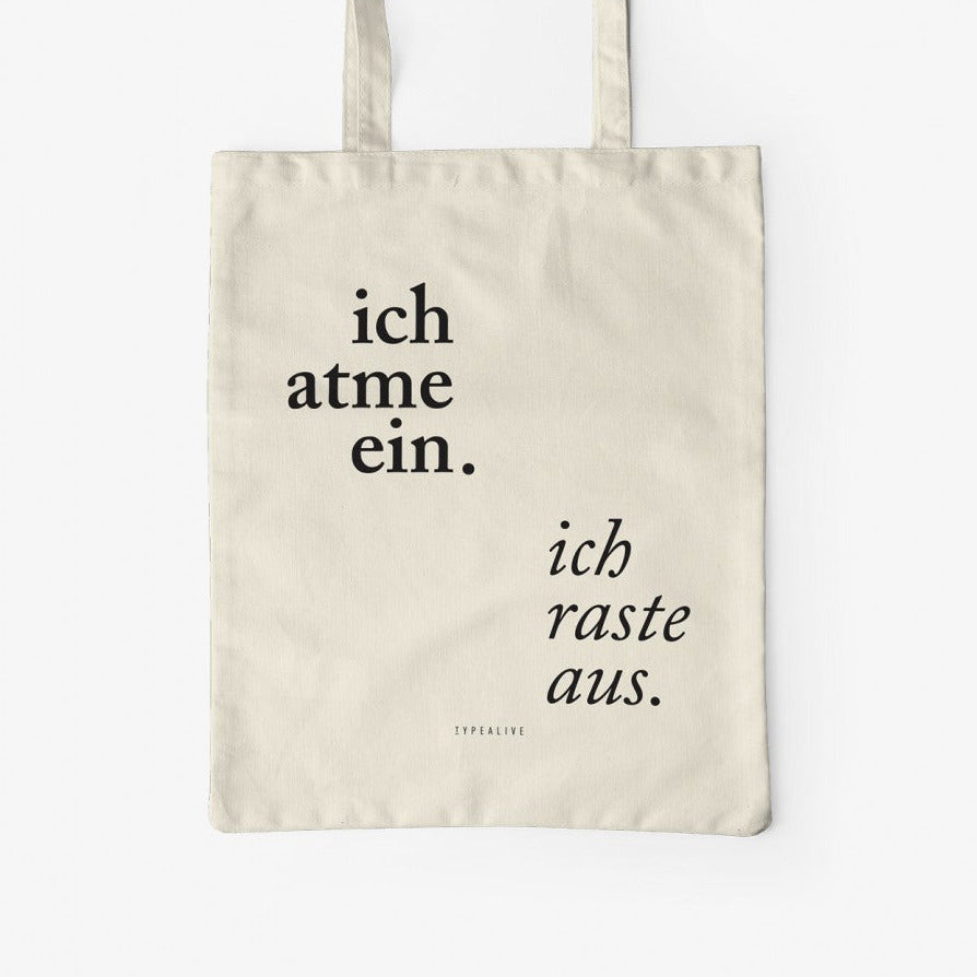 Jutebeutel / Ich atme ein