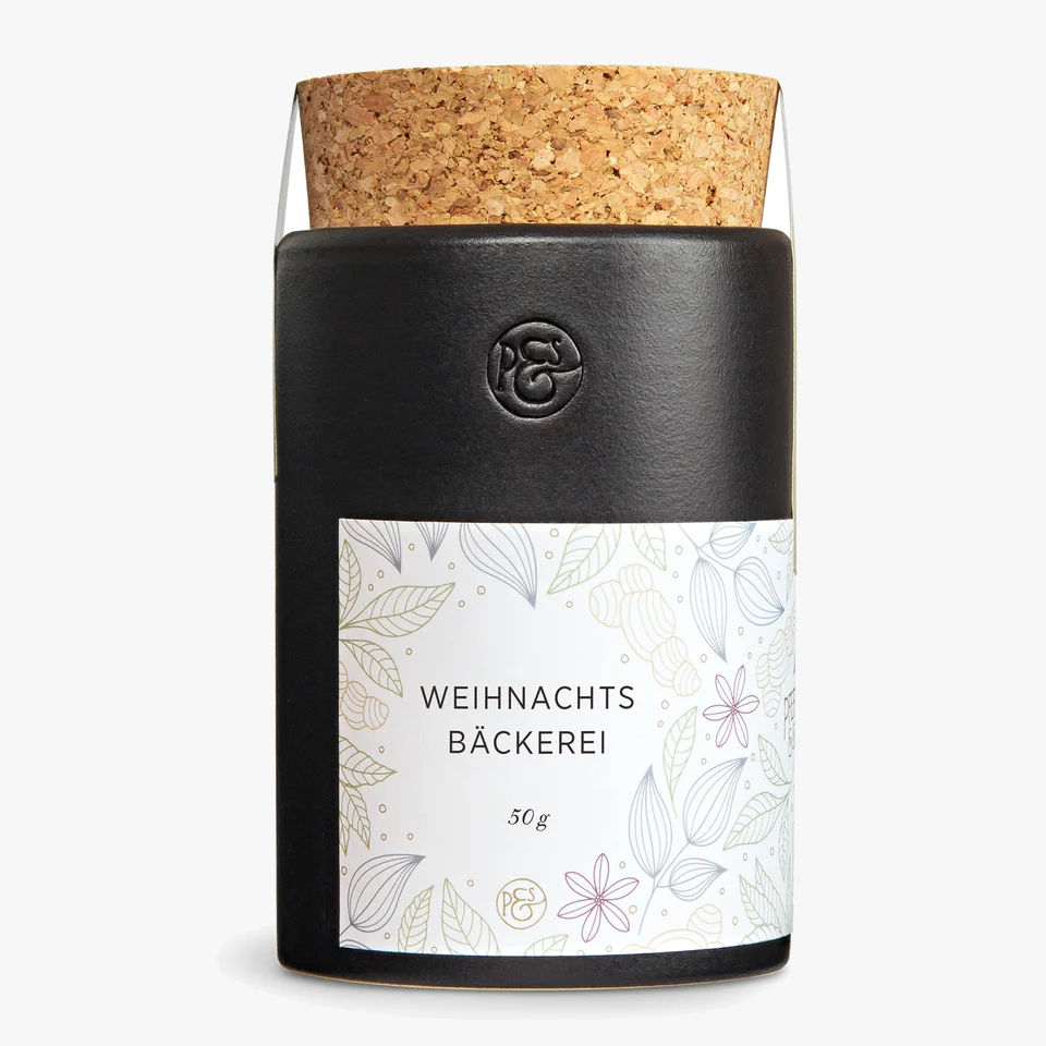 Keramikdose Weihnachtsbäckerei Gewürzmischung